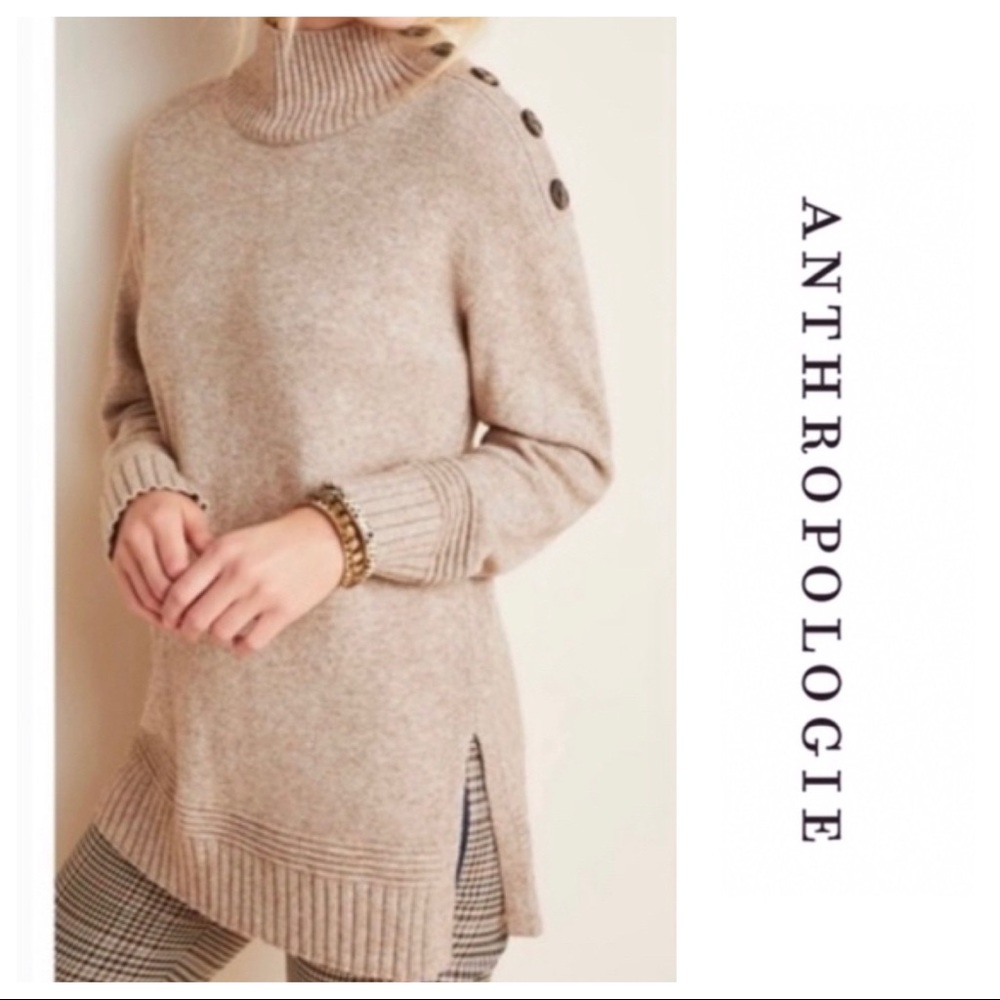 Anthropologie Margarita Button Tunic
